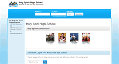 Desktop Screenshot of holyspirithighschool.net