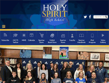 Tablet Screenshot of holyspirithighschool.com